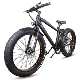 Electric oven Electric Bike 26" Fat Tire Electric Bicycle Beach Bike with 1000W Motor Lockable Suspension Fork, 6 Speed Gears Bicycle 48v17ah Lithium Battery Mens Women's Ebike (Size : 1000W 17AH)