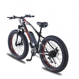 WRJY Electric Bike 26" Folding Electric Bicycle / Commute Ebike with 350W Motor 36V 8Ah Battery Professional Electric Mountain Bike for adults men with 21 Speed Transmission Gears Red