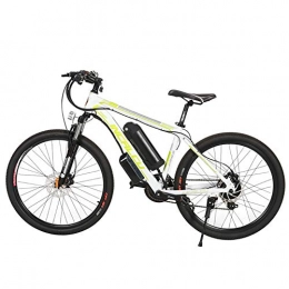FJW Electric Bike 26 inch Electric Bike 36V 250W Unisex Mountain Ebike 24 Speeds with Disc Brakes and Suspension Fork (Removable Lithium Battery)