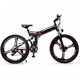 AINY Bike 26 Inch Electric Bike, Foldable E Bikes for Adults with 350W Motor 10.4Ah / 48V Li-Ion Battery Max Speed 35Km / H, Suitable for Sports Outdoor Cycling Travel Work Out And Commuting