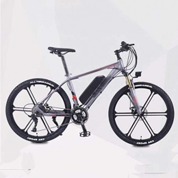 FZYE Electric Bike 26 inch Electric Bikes, Boost Mountain Bicycle Aluminum alloy Frame Adult Bike Outdoor Cycling, Purple