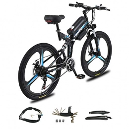 AZUOYI Bike 26 Inch Foldable Electric Bike for Adults, Commuting Ebike with 36V 10AH Battery, 350W Motor Electric Mountain Bike, And Professional 21 Speed Gears