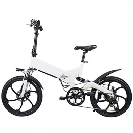 Fbewan Electric Bike 36V 250W Foldable E-Bike 20 Inch Folding Electric Bike with Pedals Removable Large Capacity 7.8Ah Lithium-Ion Battery City E-Bike