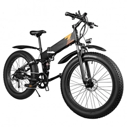 Electric oven Electric Bike 400W Foldaway Ebike 26" Fat Tire Folding Electric Bicycle 48V 10AH Lithium Battery 7 Speed 21.7 MPH Beach Snow Mountain E-Bike for Female Male