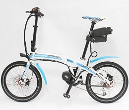 HalloMotor  48V 350W 8Fun Bafang Mid-Drive Motor MOSSO 20-F1 Mini Foldable Ebike+48V 12AH Battery Two Colour Choices Electric Bicycle