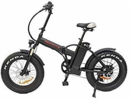 HalloMotor Bike 48V 500W or 750W 8Fun Bafang Hub Motor 20" Ebike Mini Folding Fat Tire Electric Bicycle with with Hydraulic Disc Brake (48V 500W, 48V 12.5AH Lithium Battery)