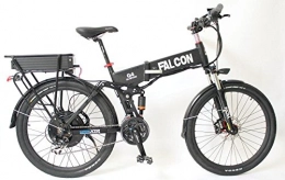 HalloMotor Electric Bike 48V 750W Folding Electric Bicycle Foldable + Ebike 48V 13.2Ah Li-ion Battery With 2A Charger