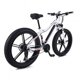 AWJ Bike 750W Electric Bike for Adults 264.0 Inch Fat Tire Electric Mountain Bicycle 48V 10.4A E Bike 27 Speed Snow EBike