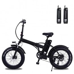 AWJ Electric Bike 800W / 500W Mountain Electric Bike Foldable for Adults 20 Inch Fat Tire Electric Bicycle 48V 12.8Ah Lithium Battery Electric Beach Bike 45km / H