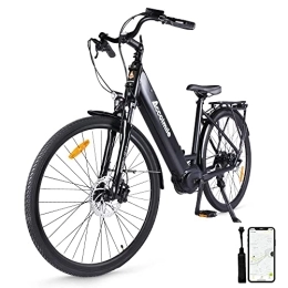 Accolmile Electric Bike Accolmile Electric Bike 28" 700C City E Bike, M200 250W Torque Mid Motor System, Lithium-ion Integrated Battery 36V 15Ah Electric Bicycle for Adults Women Men Ladies, Shimano 8 Speed