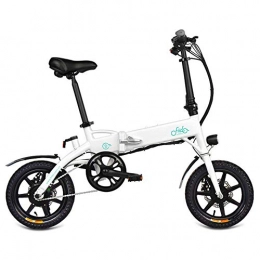 ACGAM FIIDO D1 Folding Electric Moped Bike Three Riding Modes 14 Inch Tires 250W Motor 25km/h 7.8Ah Lithium Battery - White