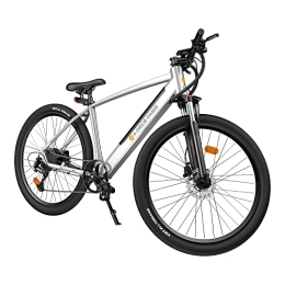 A Dece Oasis Electric Bike ADO DECE 300 Hybrid Commuter Electric Bike Lightweight 27.5 inch City Road Mountain bicycle, With a Shimano 11 Speed, Wire-Controlled Shock Absorbers, Sliver…