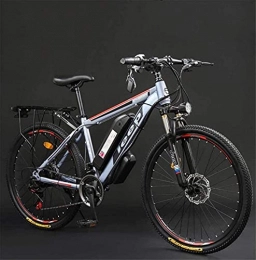  Electric Bike Adult 26 Inch Electric Mountain Bike, 36V Lithium Battery High-Carbon Steel 27 Speed Electric Bicycle, With Lcd Display (Color : C, Size : 60Km) Outdoor Riding