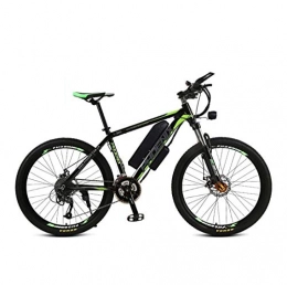 SHJR Electric Bike Adult 36V Mountain Electric Bike, High Carbon Steel Frame Lithium Battery Electric Bicycle, LCD Display, Men Women General Purpose, A, 24 speed