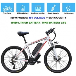 Amter Electric Bike Adult Electric Bicycle Lithium-ion Battery Moped, Smart Mountain Bike 48v Large-capacity Lithium-ion Battery / 360w Aluminum Alloy Electric Bicycle Mountain Bike For Commuter Electric Bicycle