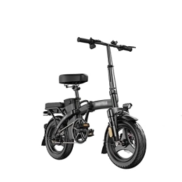  Electric Bike Adult Electric Bicycles 14 Inch Folding Electric Bicycle Aluminum Alloy Ultra-Light Portable Battery Lithium Battery Double Shock Absorption E Bike