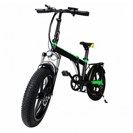 AWJ Bike Adult Electric Bike Foldable 20 inch Fat Tire Electric Bike 36V 250W Motor Foldable E Bike Mountain Snow Bicycle