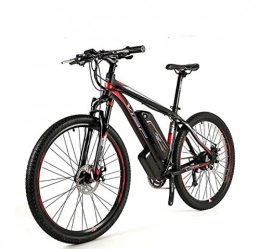 SHJR Electric Bike Adult Electric Mountain Bike, 48V Lithium Battery All-Terrain Offroad Electric Bicycle, 27 Speed Aluminum Alloy Mens E-Bikes, With LCD Display, 26Inch