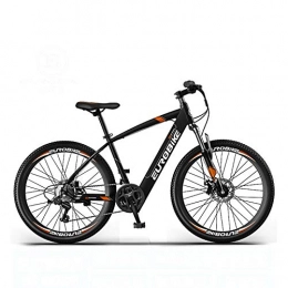 SHJR Bike Adult Electric Mountain Bike, With Front and Rear Disc Brakes Off-Road Electric Bicycle, 21 speed Variable Speed Bikes, 26 Inch Wheels, B, 50KM