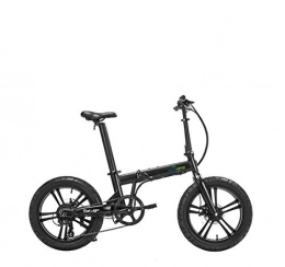 SHJR Bike Adult Foldable Mountain Electric Bike, With LCD display Aluminum Alloy 7 Speed Electric Bicycle, 20 Inch Magnesium Alloy Wheels, A