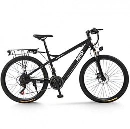 SHJR Electric Bike Adult Mens Electric Mountain Bike, 36V Lithium Battery Electric Bicycle, High Carbon Steel Frame E-Bikes, With LCD Display, A, 27 speed