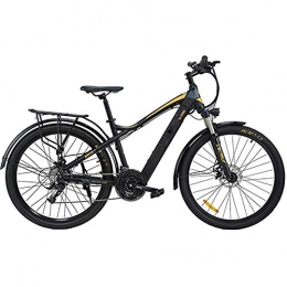 WXX Electric Bike Adult Mountain Electric Bike Aluminum Alloy 27.5 Inch 27 Speed Removable Battery Bicycle Ebike, For Outdoor Cycling Travel Work Out, black orange