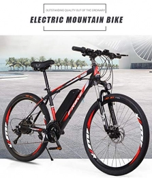 AKEFG Bike AKEFG 26'' Electric Mountain Bike Removable Large Capacity Lithium-Ion Battery (36V 250W), Electric Bike 21 Speed Gear Three Working Modes