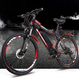 AKEFG Electric Bike AKEFG Hybrid mountain bike, adult electric bicycle detachable lithium ion battery (36V10Ah) 27 speed 5 speed assist system, 26 inch
