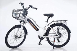 AKEZ Bike AKEZ 2020 Upgrade 26 Inch Powerful Electric Bicycle For Women Mountain Bike 350W Motor 36V / 13AH Removable Lithium Battery Ebike (White)