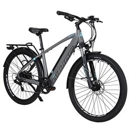 AKEZ Bike AKEZ 27.5'' Electric Bikes for Adults Men, E-bike for Men with 12.5Ah Removable Lithium-Ion Battery Electric Mountain Dirt Bikes with BAFANG Motor and Shimano 7 Speed Gear