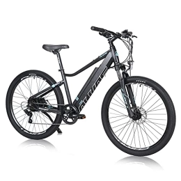 AKEZ Electric Bike AKEZ 27.5'' Electric Bikes for Adults Men, Electric Mountain Bike with Waterproof 12.5Ah Removable Lithium-Ion Battery E-bike for Men with BAFANG Motor and Shimano 7 Speed Gear
