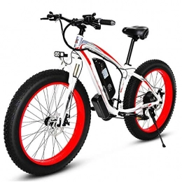 Amantiy Electric Bike Amantiy Electric Mountain Bike, 26 Inch Snow Bike, 48V 500W / 1000W Electric Mountain Bike, 15AH Lithium Moped, 4.0 Fat Tire Bike / Hard Tail Bike / Adult Off-Road Men and Women Electric Powerful Bicycle