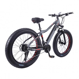 AMGJ Bike AMGJ Electric Bike, with LCD Display 3 Modes Motor 350W, 36V 10Ah Rechargeable Lithium Battery Seat Adjustable 26 Inch Electric Bike Sports Outdoor Travel Work, gray A, center