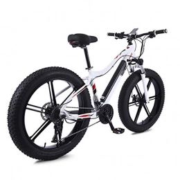AMGJ Electric Bike AMGJ Electric Bike, with LCD Display 3 Modes Motor 350W, 36V 10Ah Rechargeable Lithium Battery Seat Adjustable 26 Inch Electric Bike Sports Outdoor Travel Work, white B, center