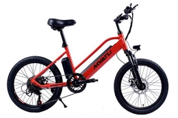 Ancheer Bike ANCHEER 20-inch Electric Bike without All-electric Throttle Mode for Youth, 250W Motor, 36V 8Ah Battery, 7-speed Gear