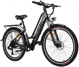 Ancheer Bike ANCHEER E-bike Electric Bike, 26 Inch 250w City Bike Electric Bicycle With 36V 8AH Lithium Battery, Professional 7-speed (Delivery within 5-7 days) (26in-Black)