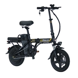 Aszxiiuu Electric Bike Aszxiiuu Adult Electric Vehicles, Folding Electric Bicycles, Ultra-Light Small Mopeds Driven by Lithium Batteries, Battery Electric Bicycles, 20AH