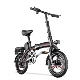 AWJ Bike AWJ Electric Bike Foldable 400W 48V Portable 14 Inch Electric Bicycle with Lithium Battery Folding Electric Bicycle