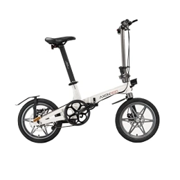 Axon Rides Electric Bike Axon Rides Electric Bike for Adults, Lightweight Folding Bike, Single Speed, 250W Electric Motor, Lithium-Ion Battery, LCD Display Battery Indicator and Powerful Break (Axon PRO 7, Ivory White)