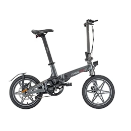 Axon Rides Bike Axon Rides Electric Bike for Adults, Lightweight Folding Bike, Single Speed, 250W Electric Motor, Lithium-Ion Battery, LCD Display Battery Indicator and Powerful Break (Axon PRO LITE, Dark Gray)