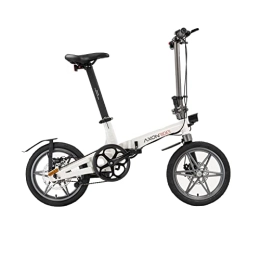 Axon Rides Bike Axon Rides Electric Bike for Adults, Lightweight Folding Bike, Single Speed, 250W Electric Motor, Lithium-Ion Battery, LCD Display Battery Indicator and Powerful Break (Axon PRO LITE, Ivory White)