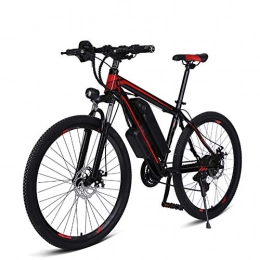 AYHa Electric Bike AYHa Adults Mountain Electric Bike, 250W Motor 36V Removable Battery 26" City Commute Ebike 27 Speed Gear with Rear Seat Dual Disc Brakes Max Speed 25 Km / H, Black, 14AH