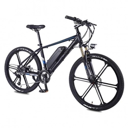 AYHa Bike AYHa Electric Mountain Bike, 350W 26" Adults Urban E-Bike Removable Lithium Battery 27 Speed Dual Disc Brakes Aluminum Alloy Frame Unisex, Black, 10AH