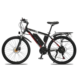 BAHAOMI Electric Bike BAHAOMI Electric Bike 26" 21 Speed Adults Electric Mountain Bicycle Outdoor Cycling Travel Commuting E-Bike Removable Lithium Battery 3 Working Modes E-bike, Black, 48V10AH 500W