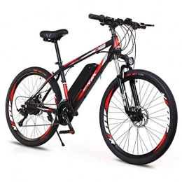 BAIYIQW Electric Bike BAIYIQW Electric Bicycle Snow Bike 26in / 3 riding modes / 36V8A36km and 10A52km ultra-long endurance lithium battery / 250W motor maximum speed 35km / h, Black, 36km