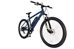 Basis Electric Bike Basis Trail Rider Mens Electric Mountain Bike 27.5" - Metallic Dark Blue