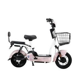 BEDRE Bike BEDRE Adult Electric Bicycles, Small and Lightweight Auxiliary Electric Bicycle (Color : Pink)