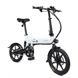 begorey Electric Bike begorey 14" Folding Power Assist Adjustable Electric Bike, Moped E-Bike 250W Motor 36V 7.8AH / 10.4AH (White)