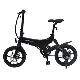 Bestice Electric Bike Bestice Electric Bikes for Adult ONEBOT S6 16 Foldable E-Bike 36V 6.4Ah 250W 25KM / h Electric Bikes Adjustable Lightweight Magnesium Alloy Frame E-Bike for Sports Cycling Travel Commuting (Black)
