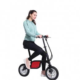 BESTSOON-SOES Electric Bike Adults Electric Bike 250W Brushless Motor 12 Inches Folding Electric Bike 25km/h Max 30km Mileage Moped Bicycle Max Load 120kg For Convenient Outgoing
